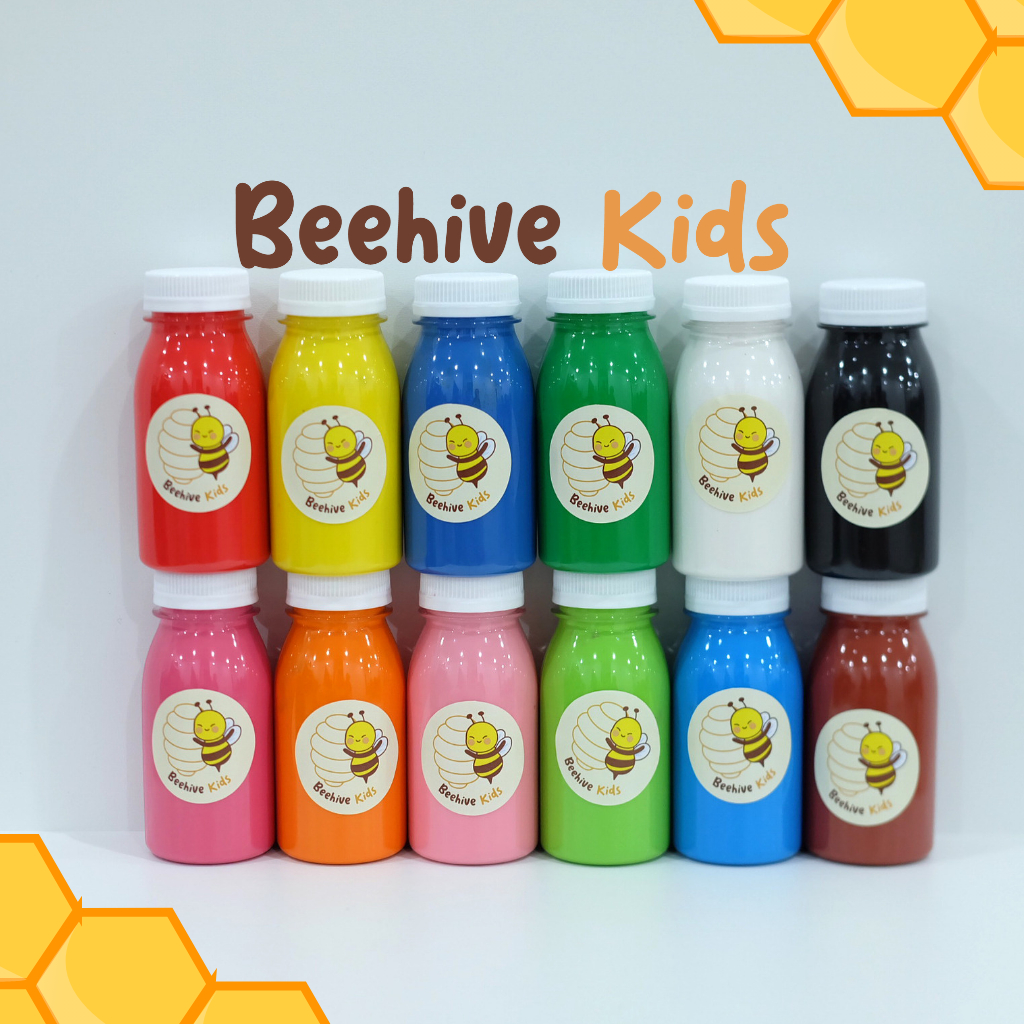 Cat Lukis Giotto 60 ml / Super Washable Finger Paint / School Paint / Cat Lukis Anak