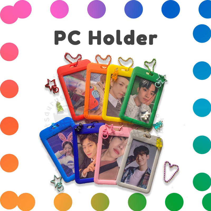 

Photocard Holder Rainbow Color Cahol Card Holder + Gratis Gantungan Ballchain (CEK DESKRIPSI PRODUK)