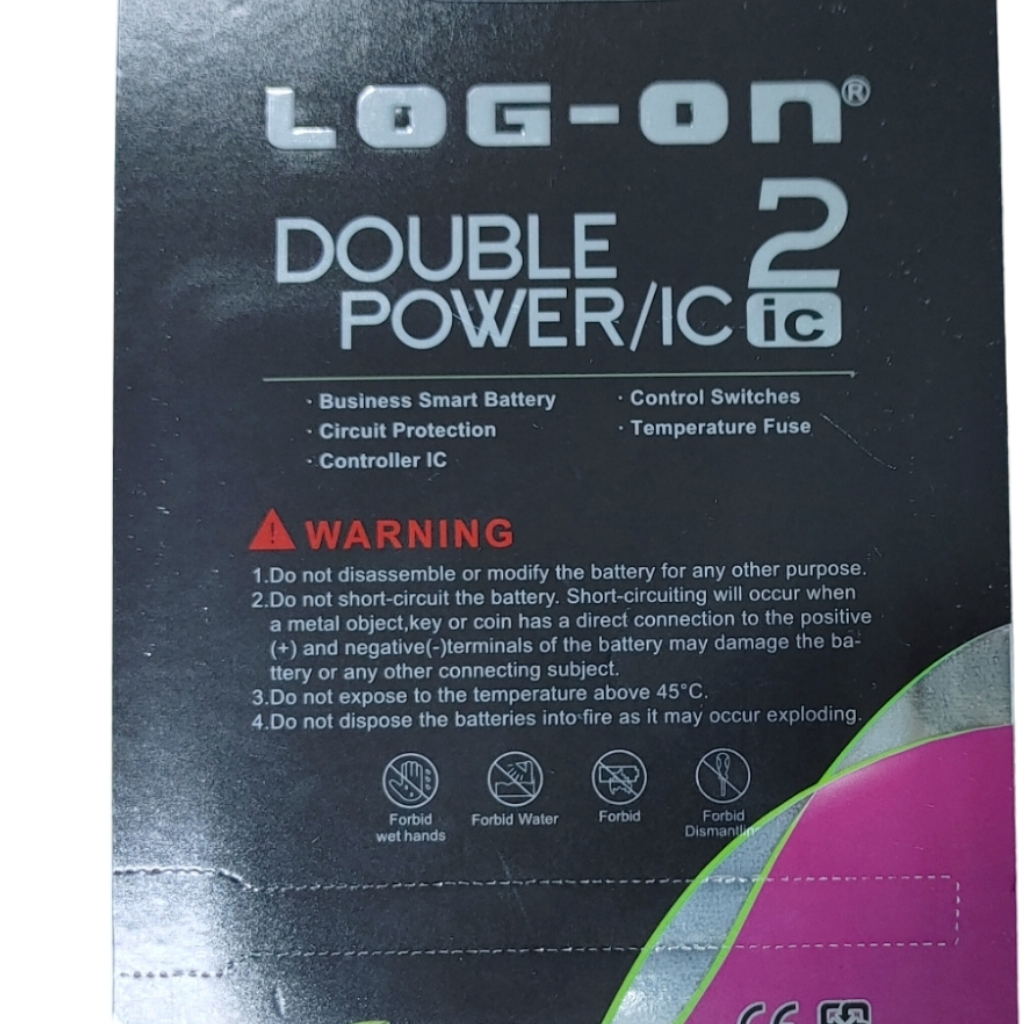 Log on - B-E1 Vivo Y71  Double IC Battery Baterai Batre