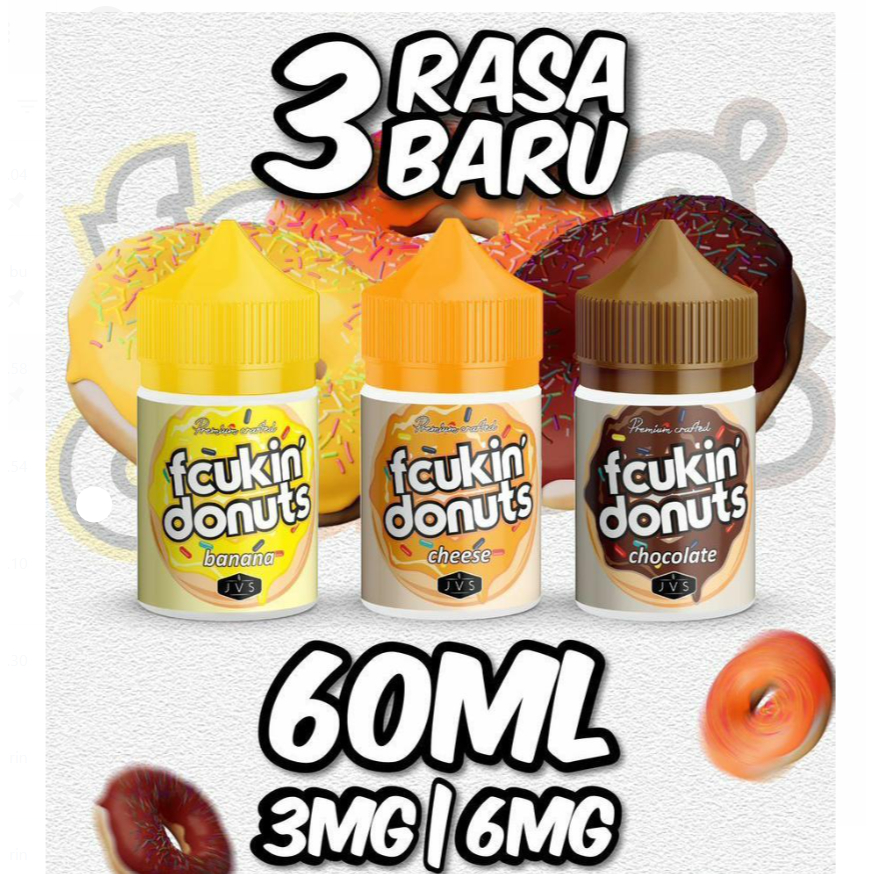 F'CUKIN DONUTS NEW FLAVOR 60 MILI