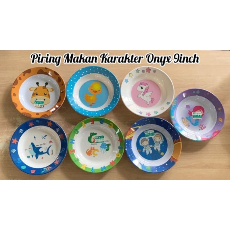 ONYX - PIRING MAKAN KARAKTER / PIRING MAKAN ANAK KARAKTER 1PCS