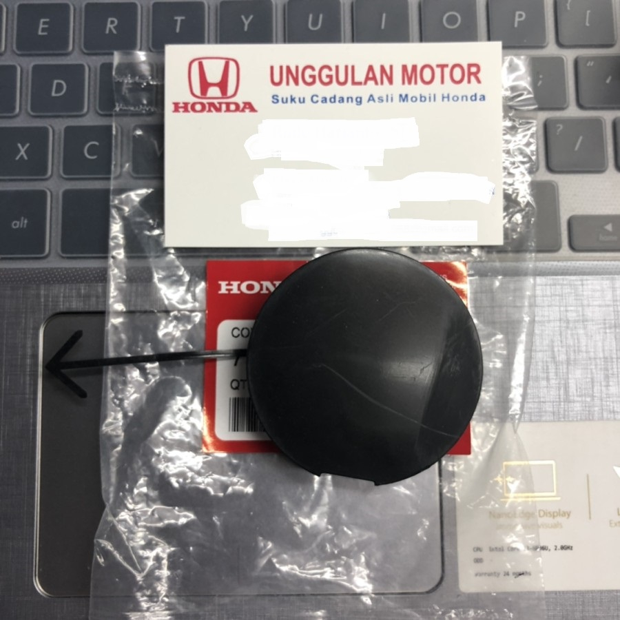 Tutup Cover Towing Hook Bumper Depan Ori 100% Honda Jazz Rs 2008-11