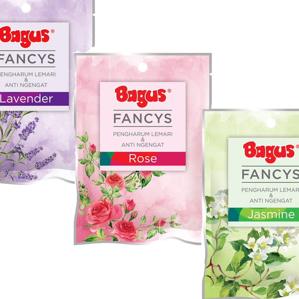 PENGHARUM LEMARI ANTI NGENGAT BAGUS FANCYS KAMPER LAVENDER JASMINE ROSE