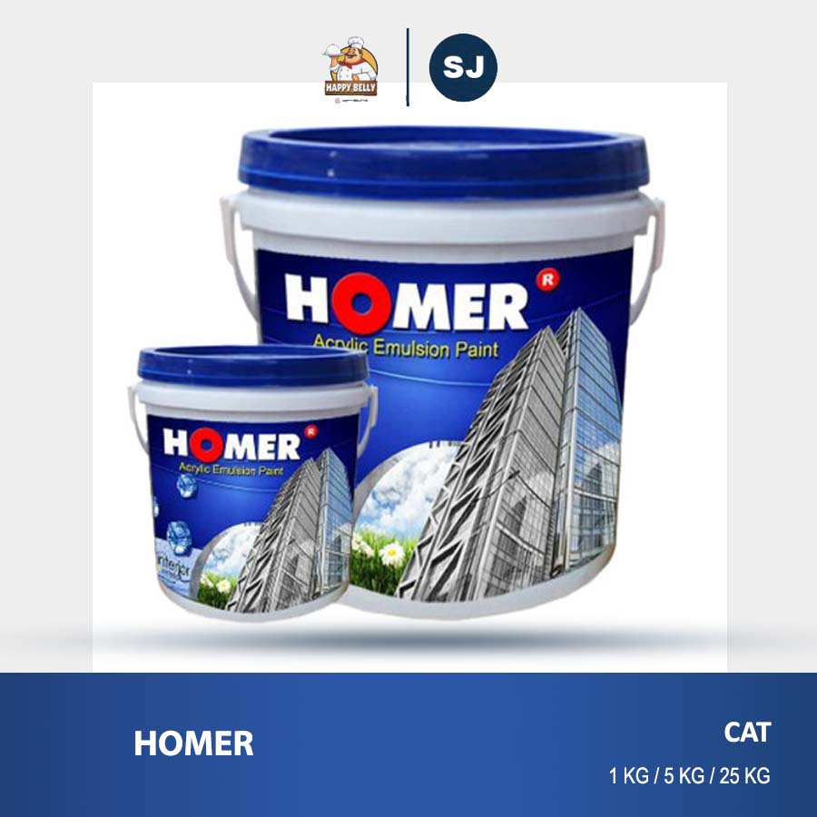 cat tembok homer 1kg WARNA FINISHING
