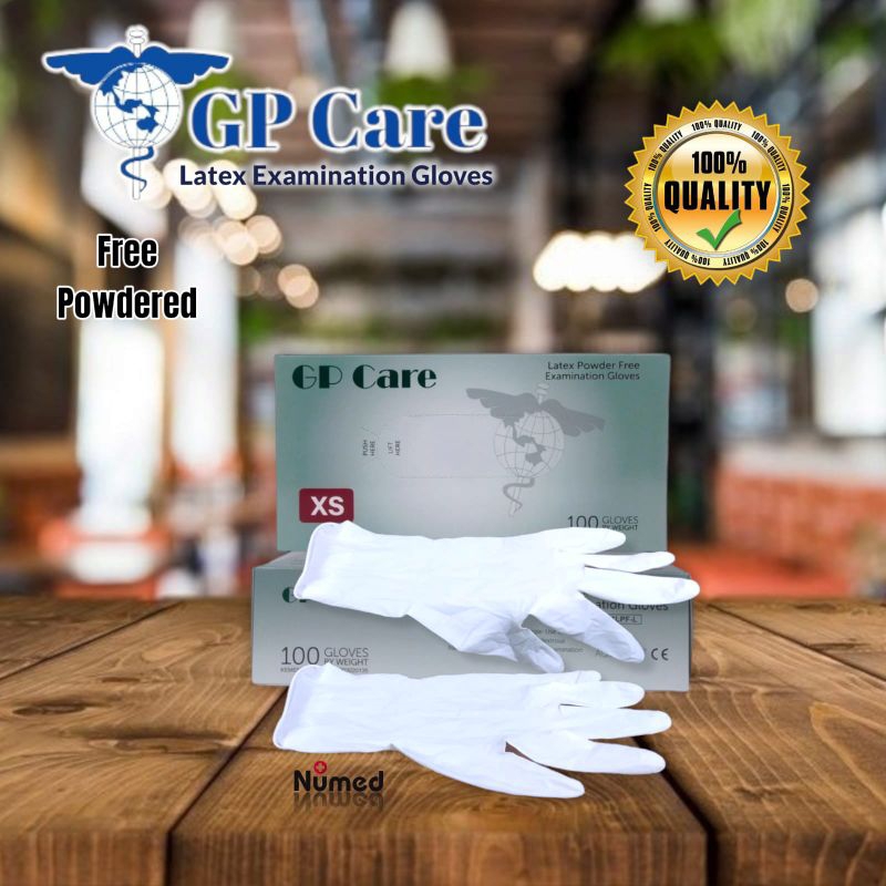 Sarung Tangan Medis Latex Free Powder Original GP Care / Latex Powder Free Examination Gloves