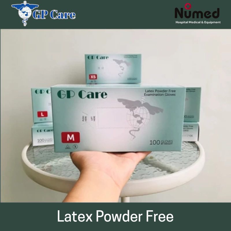 Sarung Tangan Medis Latex Free Powder Original GP Care / Latex Powder Free Examination Gloves