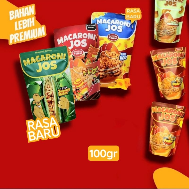 

Macaroni Joss 100g Cemilan Makaroni Goreng Renyah