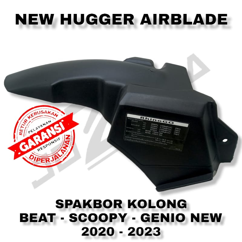 RhinoGo - hugger airblade beat ESP/ spakbor kolong beat 2020 - 2023 ESP FI DELUXE SCOOPY STREET GENIO NEW