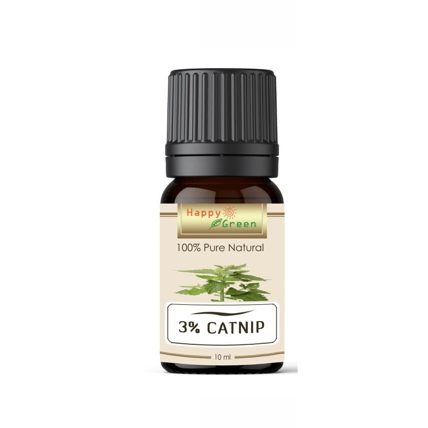 Happy Green 3% Catnip Essential Oil - Catmint Oil Minyak untuk Kucing Nepeta cataria