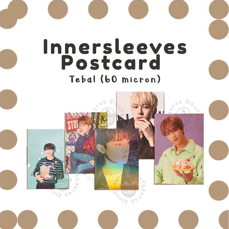 Innersleeve Postcard Tebal 5 Lembar (101.5x153 mm, 101.5x203 mm, 120x210 mm, 130x195 mm, 150x200 mm,