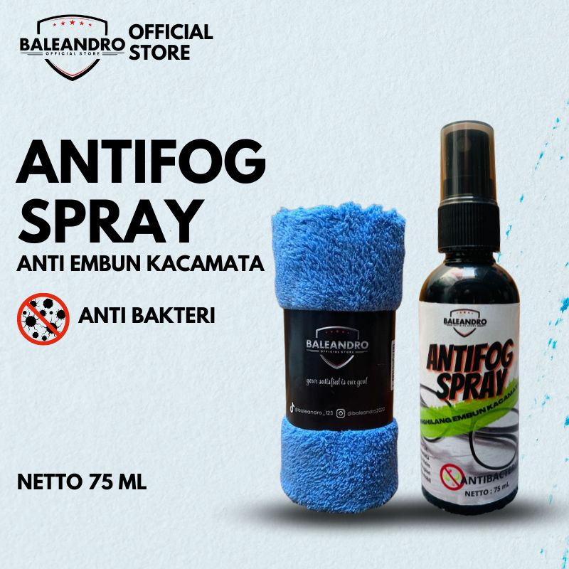 Cairan Pembersih Kaca helm dan kacamata Anti Fog Spray Anti Fog Pembersih Kacamata AntiFog Anti Embun Anti Uap