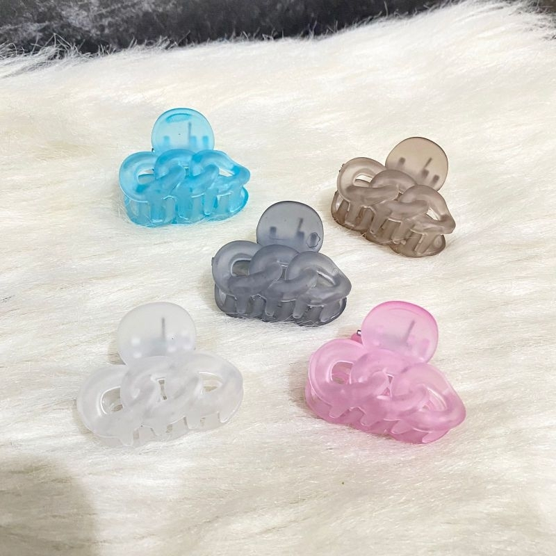 Jepit rambut mini JEDAI MINI CHAIN TRANSPARAN JEDAI SALON jepit salon korea mini