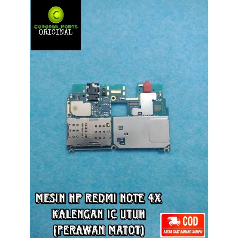 MESIN REDMI NOTE 4X IC UTUH(PERAWAN MATOT) Seggel Belum perna servis