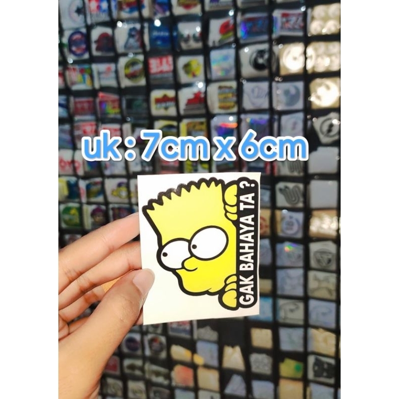 sticker printing GAK BAHAYA TA? simpsons