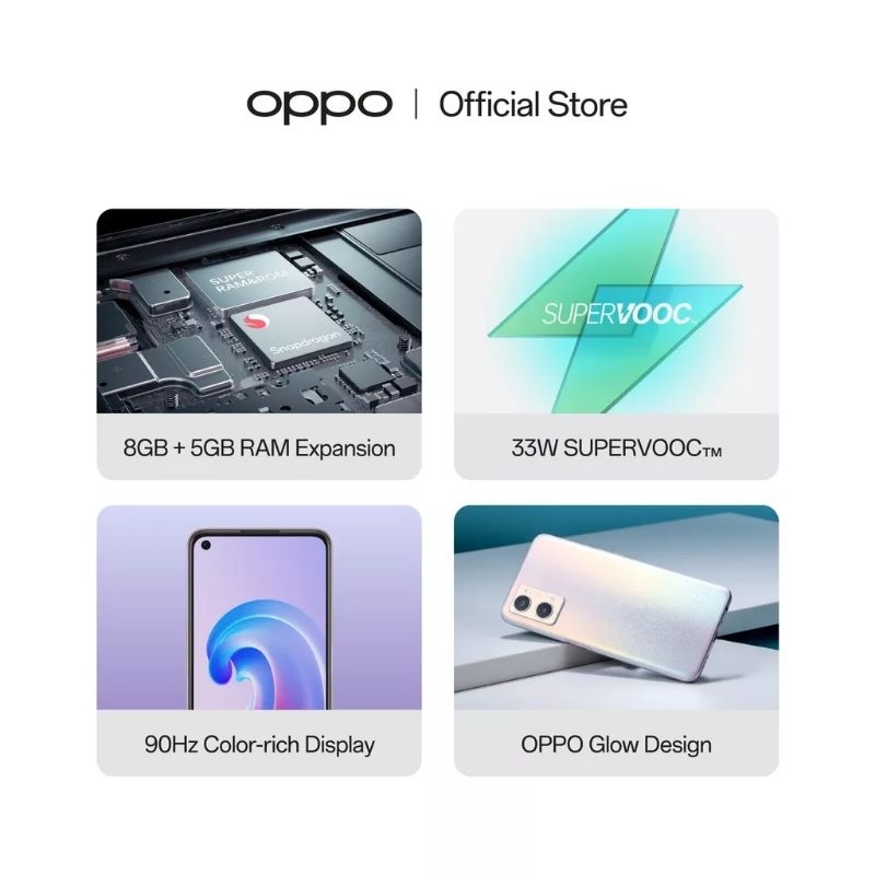 OPPO A96 8/256 /HP OPPO A96  RAM 8+5GB/256