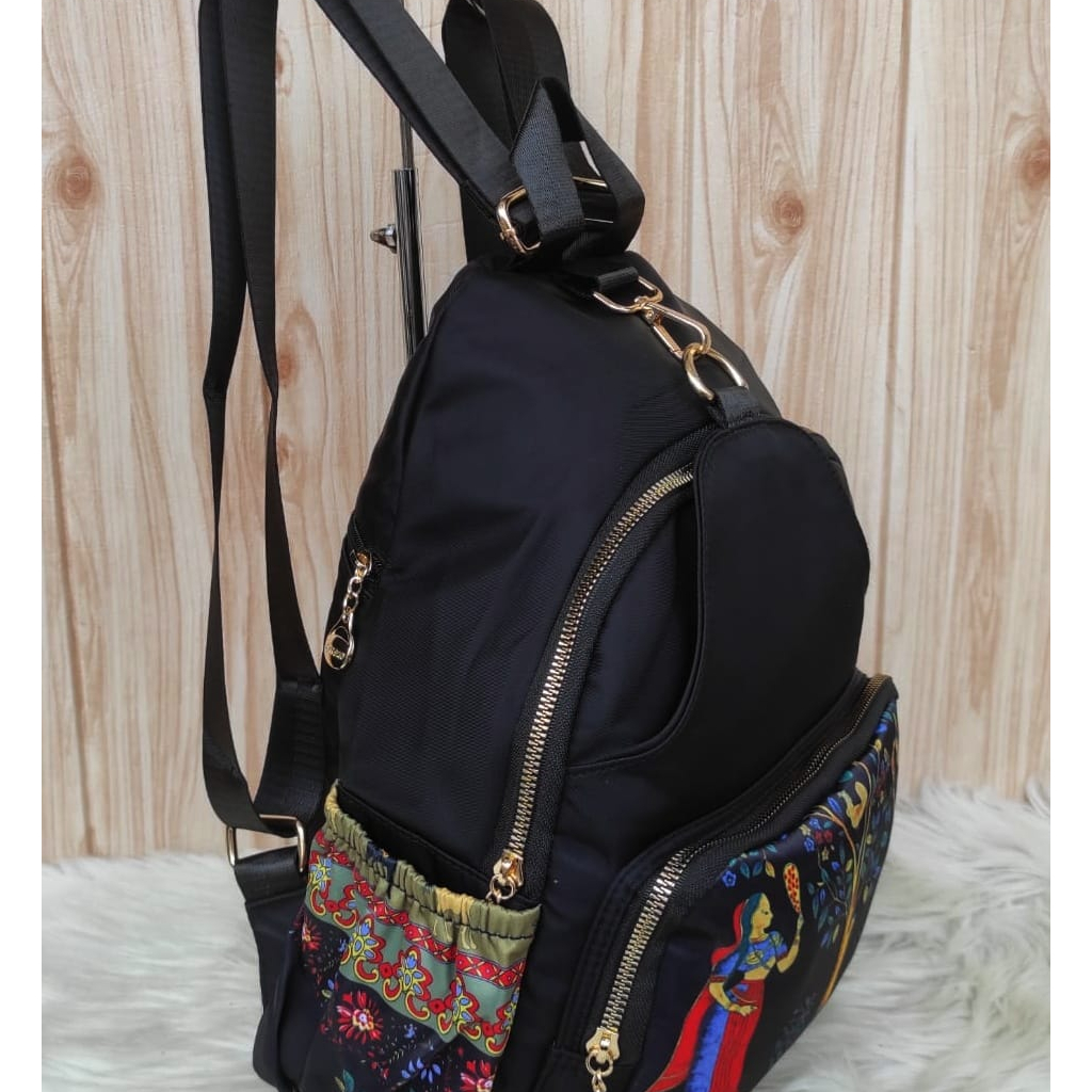 RANSEL WANITA IMPORT CHIBAO KAIT MOTIF 184#