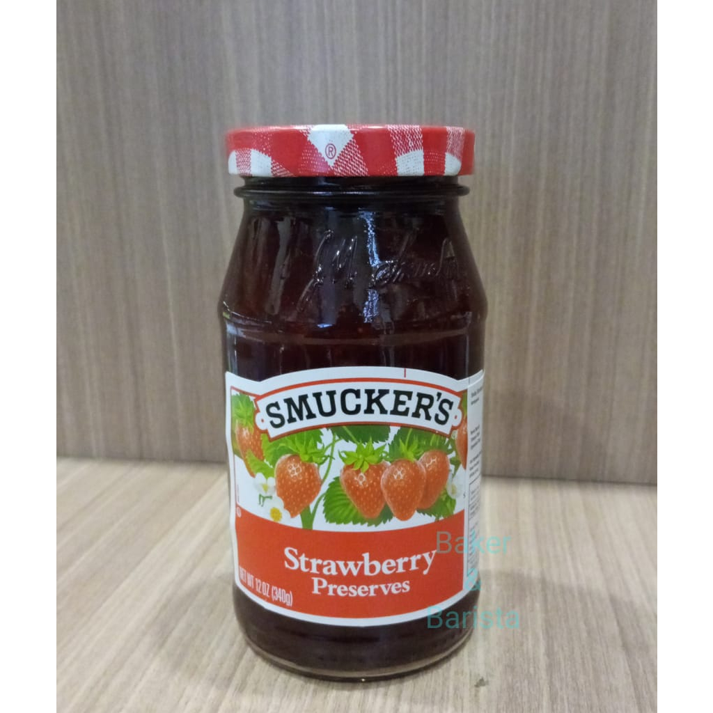 Selai Smuckers Strawberry 340g /selai stroberi Preserves