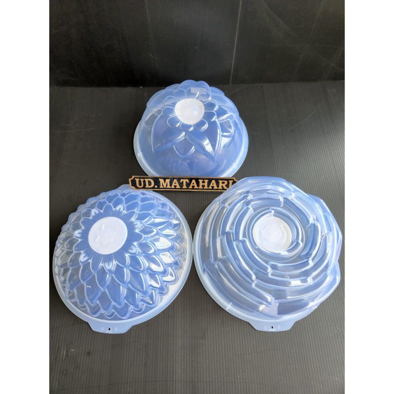 Cetakan Puding Besar/ Cetakan Puding Mawar Jasmine Srikaya Plastik