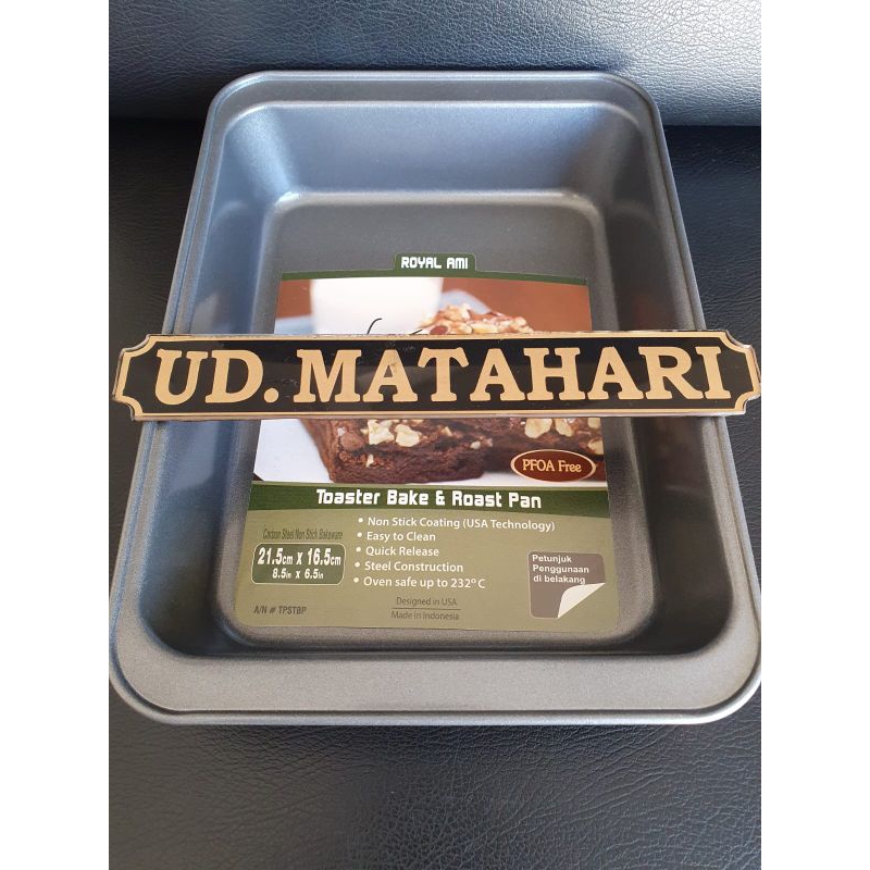 Loyang Teflon Kotak / Loyang Anti Lengket Untuk Oven / Loyang Brownies Teflon