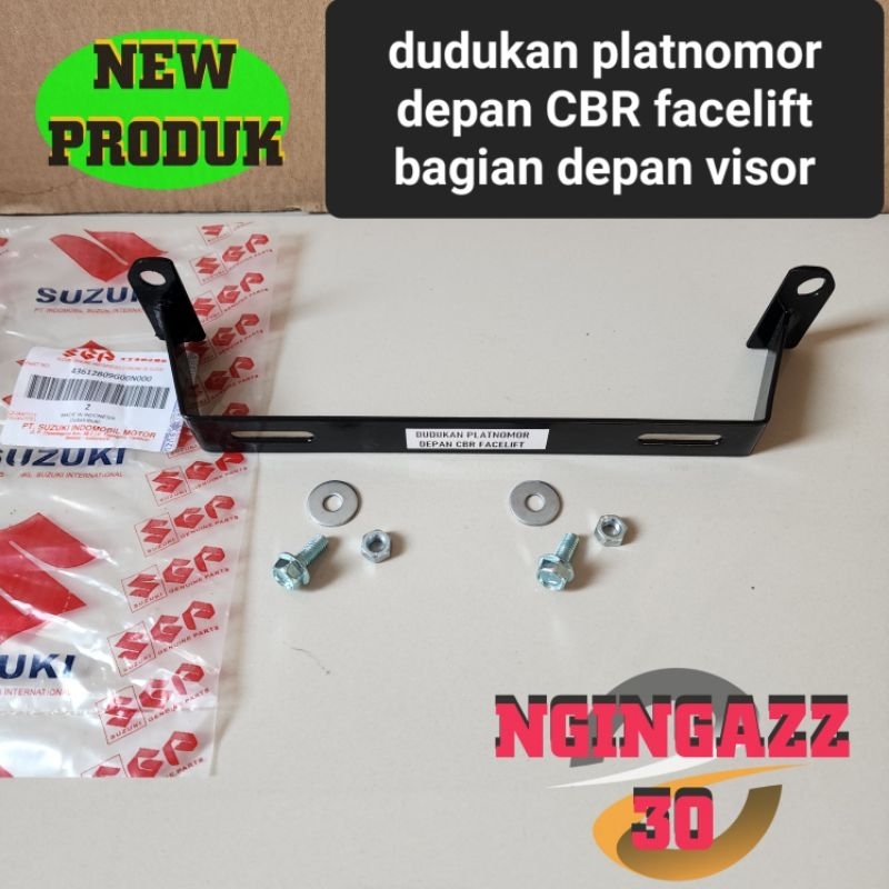 breket dudukan plat nomor depan CBR facelift kualitas baik