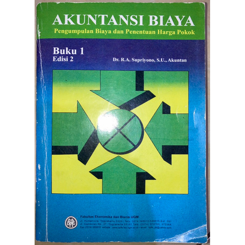 

PRELOVED - buku Akuntansi biaya