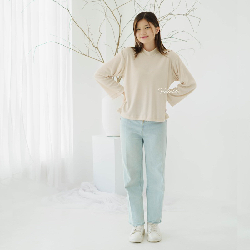 Longsleeve Basic Rib Valiable