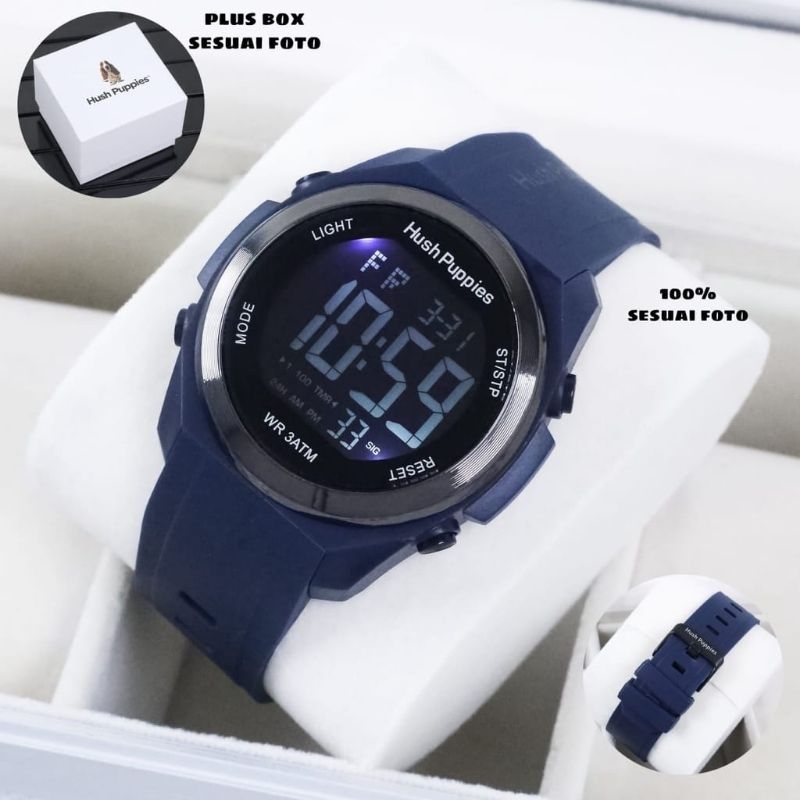 Jam Tangan Digital Hush Puppies Terlaris Waterproof