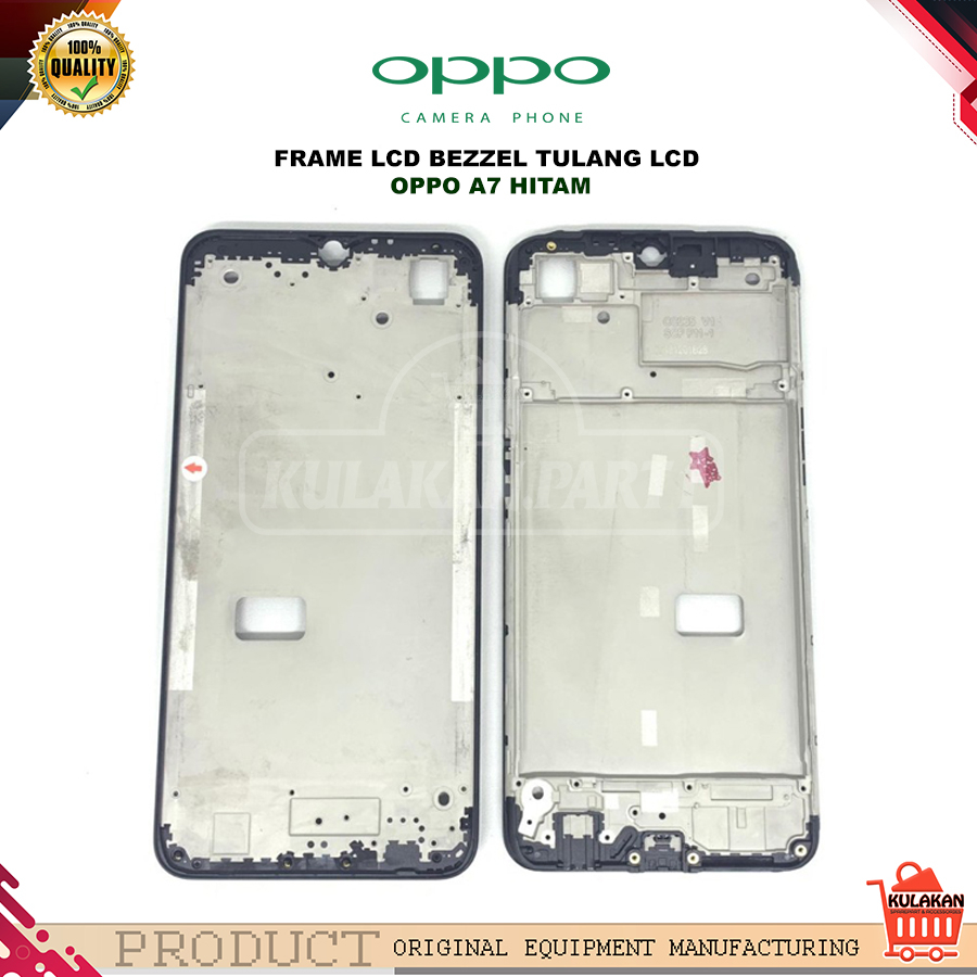 FRAME LCD OPPO A7 - TULANG LCD - TATAKAN LCD OPPO A7 NEW ORIGINAL