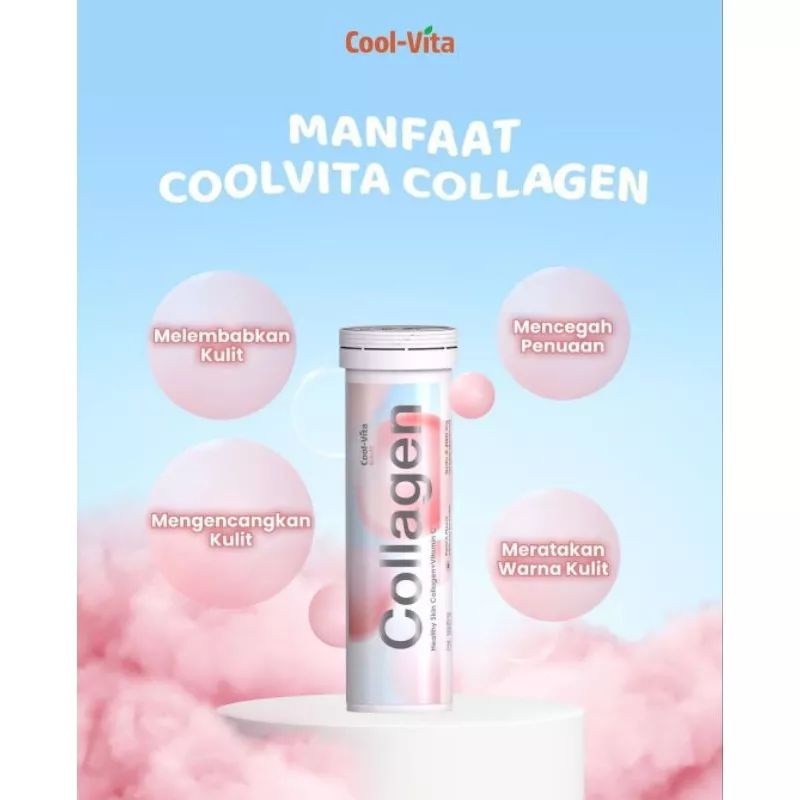 Minuman Collagen Coolvita Beauty Coollagen Rasa Peach