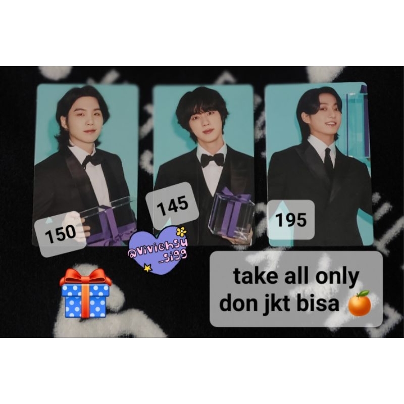 photocard BTS the fact spc taiwan booked