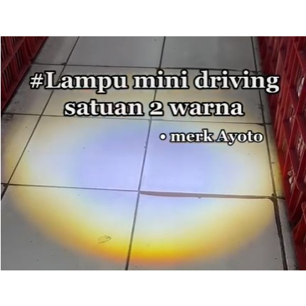 lampu mini driving d2 ayoto 18watt AC DC HI-LOW universal semua motor 1pcs