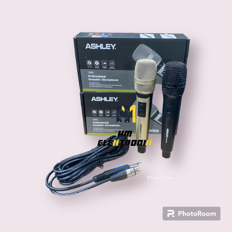 Mic Ashley DM Voice microphone Kabel ashley dynamic