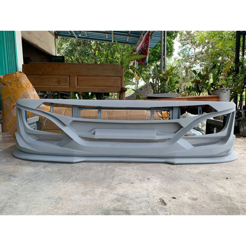 Bemper L300 canter avante jetbus sigra bahan plat besi poxy an tinggal cat