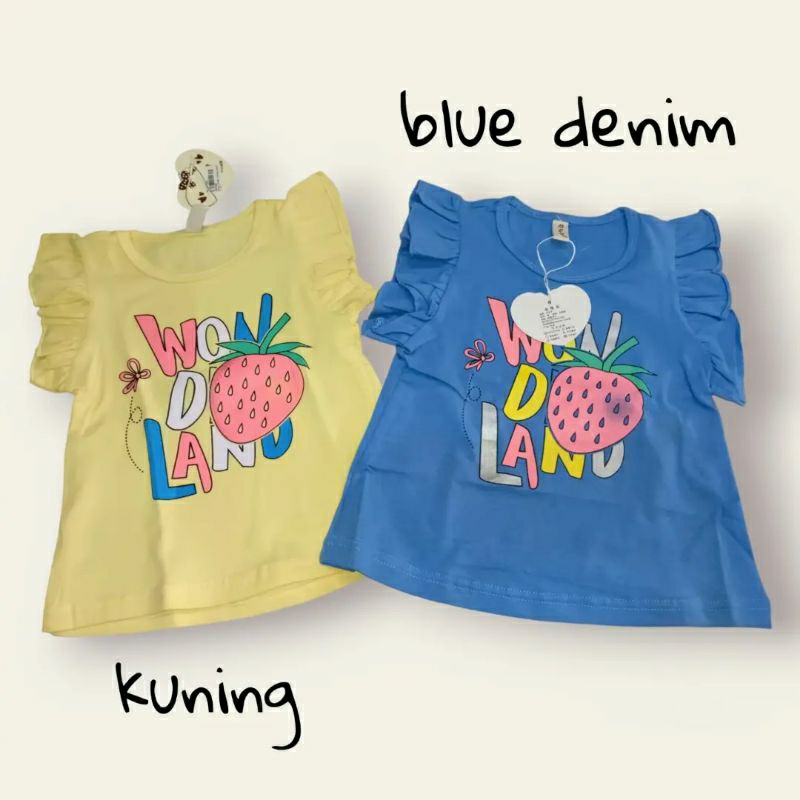 KAOS IMPORT KUTUNG RUFFLE WEI