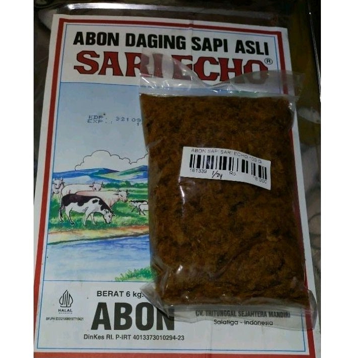 

Abon Sapi asli Sari Echo 100 gr repack