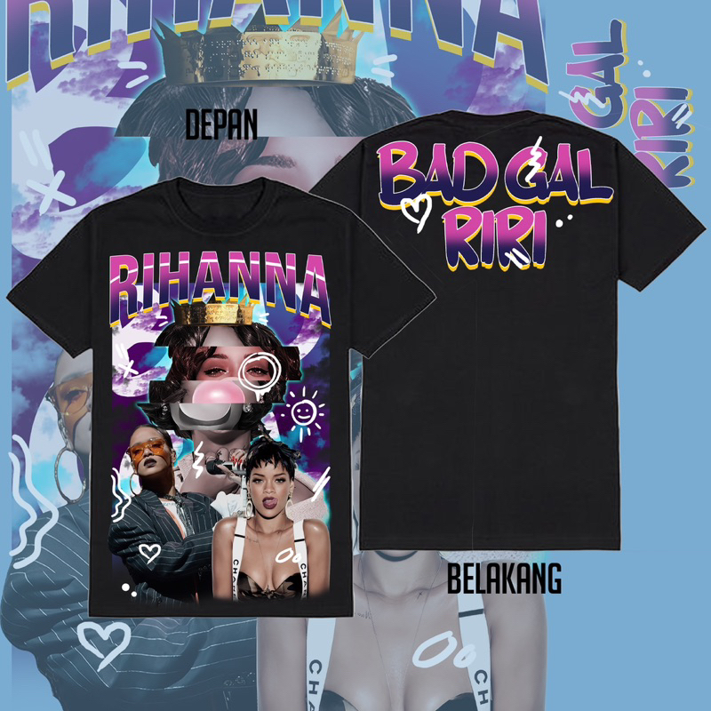 OVERSIZE BOOTLEG TSHIRT - RIHANNA
