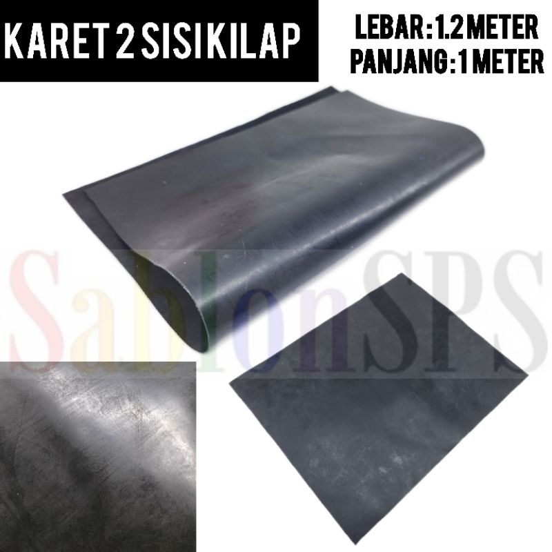 KARET VAKUM RUBBER BLANKET MEJA AFDRUK PERMUKAAN LICIN L 127CM