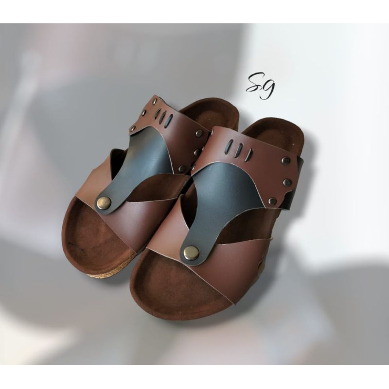 sandal slop puyuh kekinian model birken ban dua//Sandal New Arrival SG