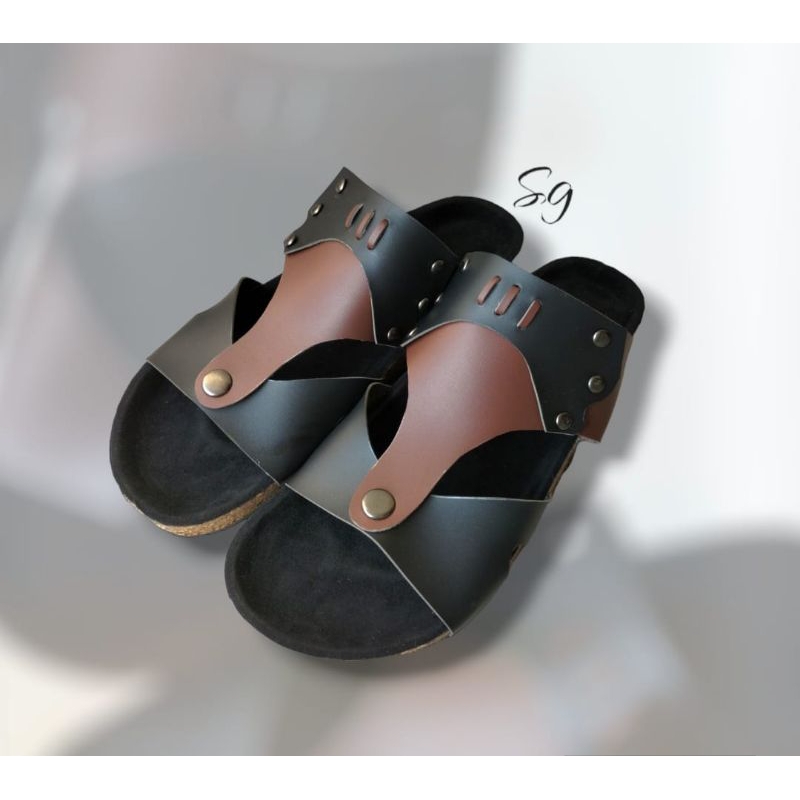 sandal slop puyuh kekinian model birken ban dua//Sandal New Arrival SG