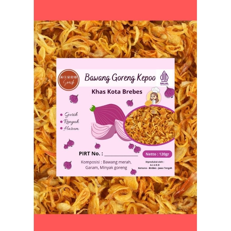 

Bawang Goreng Brebes kemasan 500gr