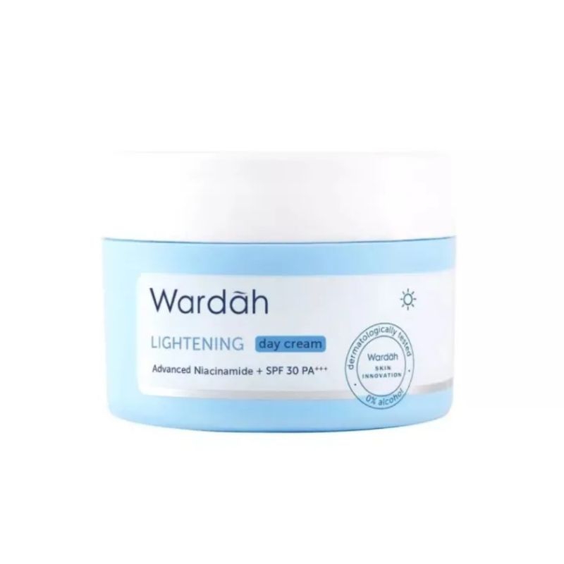 Wardah Paket Lightening Day 30gr &amp; NIght Cream 30gr/Cream siang Malam Glowing