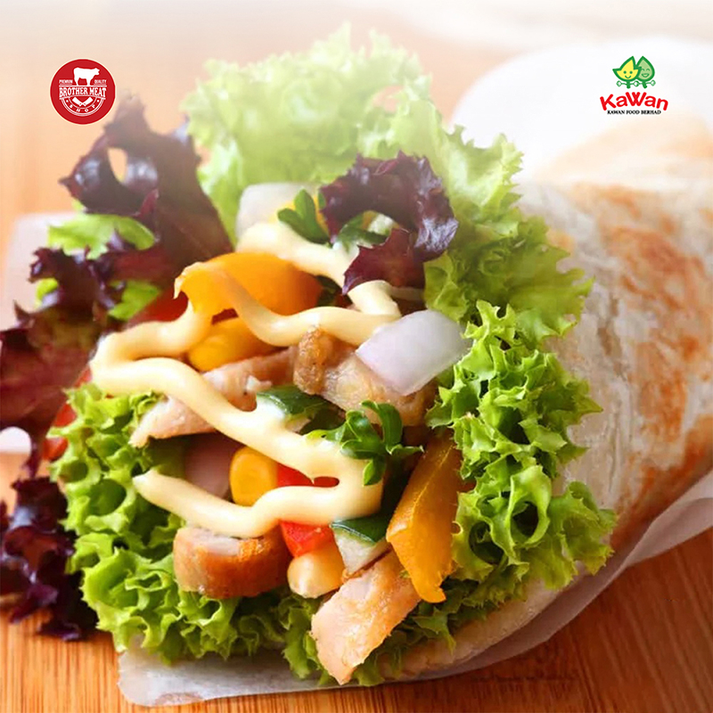 KAWAN FOOD Roti Wraps isi 6pcs 360gr, Roti Pipih