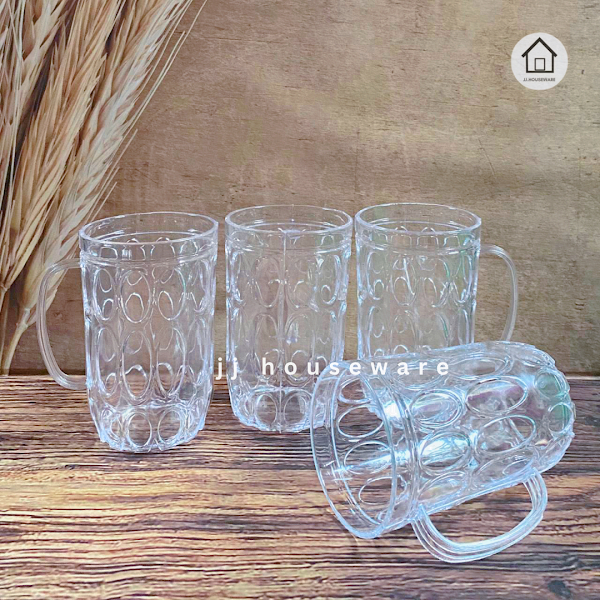 Gelas Plastik Bening / Gelas Akrilik / Mug Plastik / Mug Beer Victory / JJ.Houseware