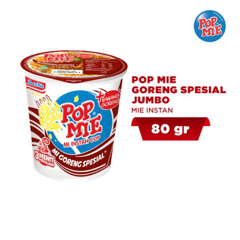 

1 pcs Popmie Goreng Spesial Jumbo
