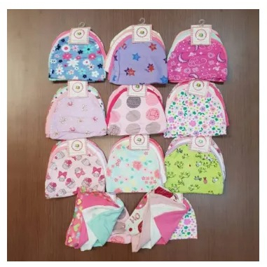 Carterlove Topi Bayi Motif Isi 5 - RANDOM (CRL-TPBM/5)