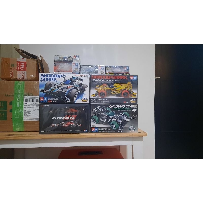 PAKET TAMUYA SHADOW SHARK (ADVAN, CHILSUNG CIDER, YELLOW SPECIAL)