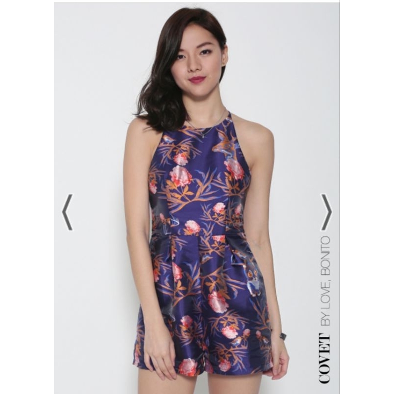 Love bonito Covet Gletia Jacquard Playsuit