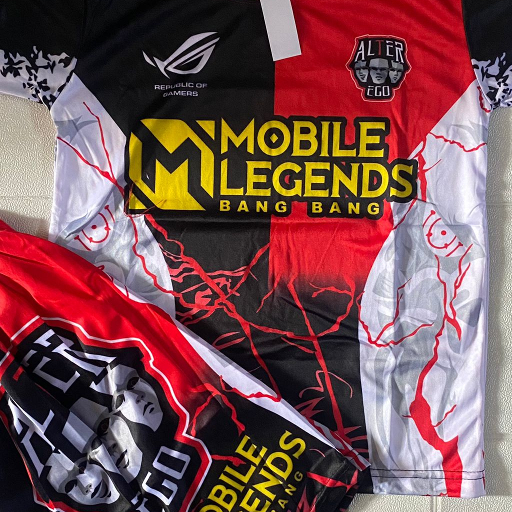 Baju gaming Alter Ego anak anak bisa sablon nama