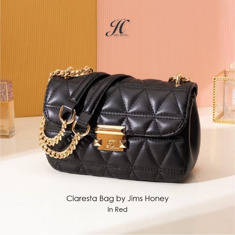 Jh Claresta Bag Jims Honey Tas Selempang Mini Wanita Murah / Tas Pesta Sling Bag Free box
