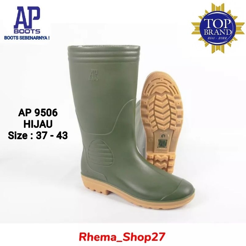 AP BOOTS 9506 HIJAU #TERBARU Sepatu Boots AP 9506 | Boots AP Original 37-43